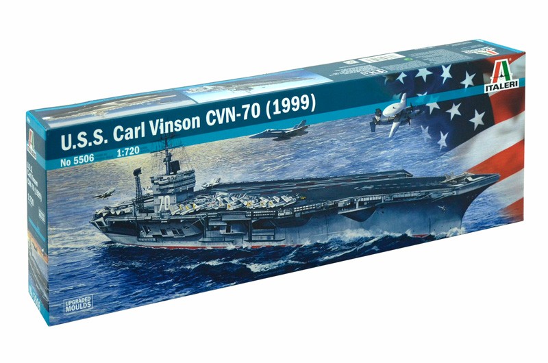 Italeri 5506 U.S.S. CARL VINSON CVN-70 (1999)  1:720