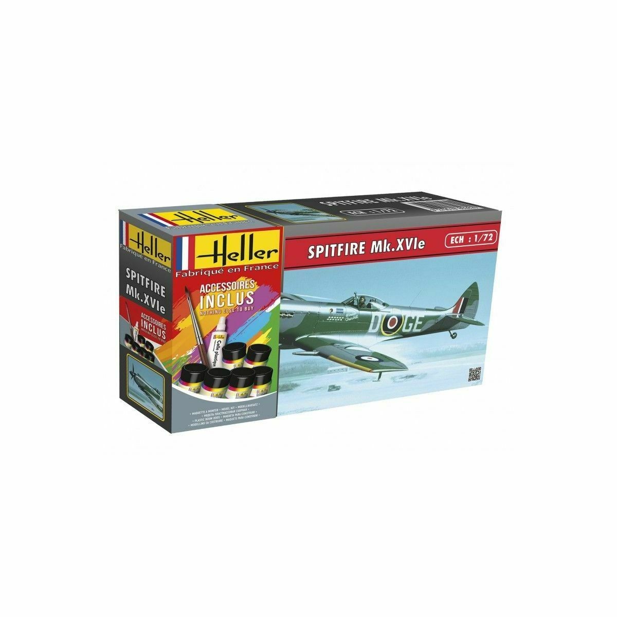Heller 56282 Spitfire MK XVIe 1:72 " Model-Set   "