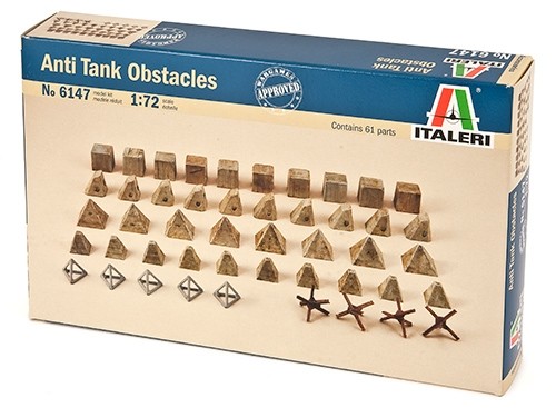 Italeri 6147 Anti Tank Obstacles ( 61 ) 1:72