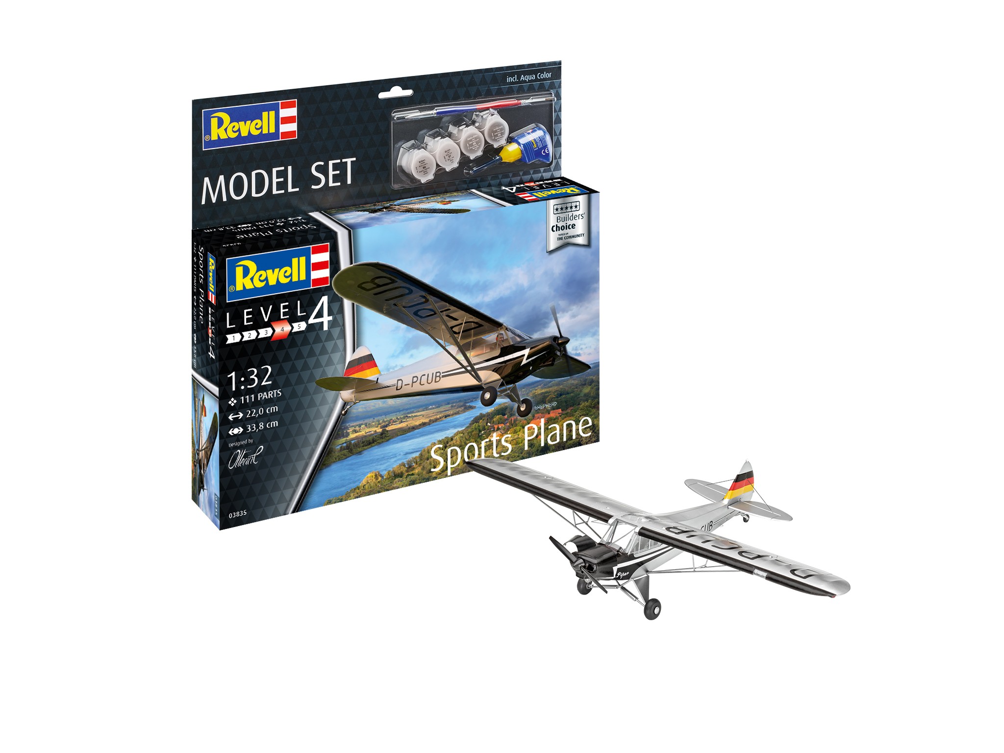 Revell 63835 Sports Plane  1/32  " Model Set "