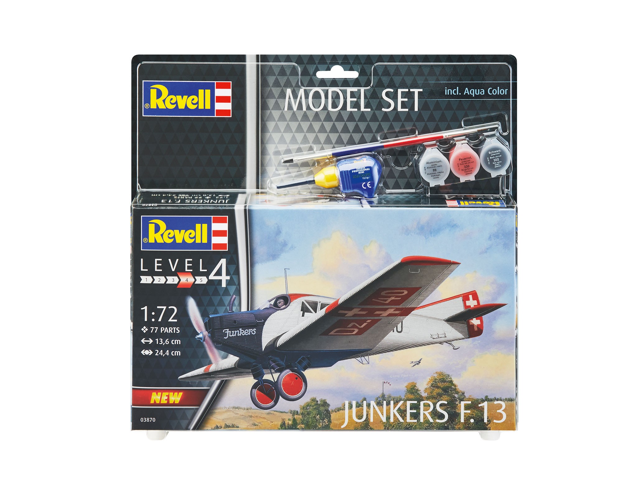 Revell 63870 Junkers F.13  1:72  " Model Set "