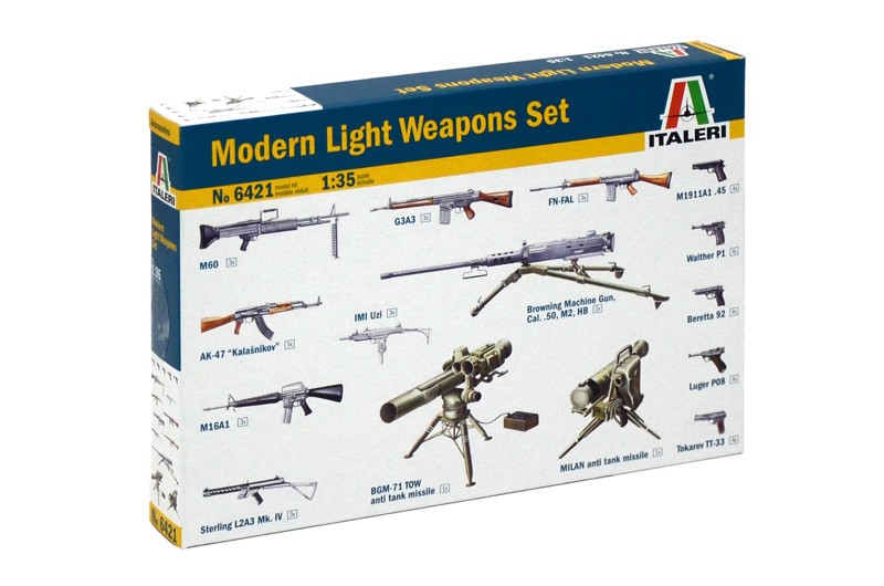 Italeri ITA6421 Modern Light Weapons Set ( 45 ) 1:35