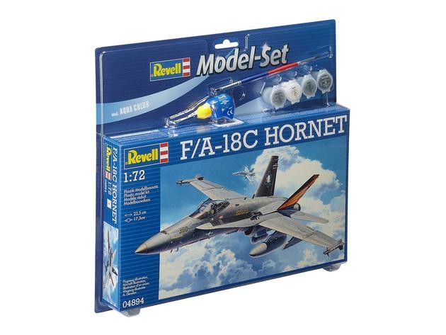Revell 64894 F/A-18C HORNET  1:72  " Model-Set "