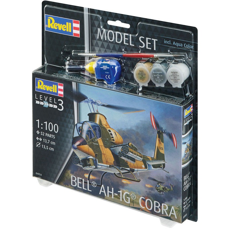 Revell 64954 Bell AH-1G Cobra 1:100  " Model-Set "