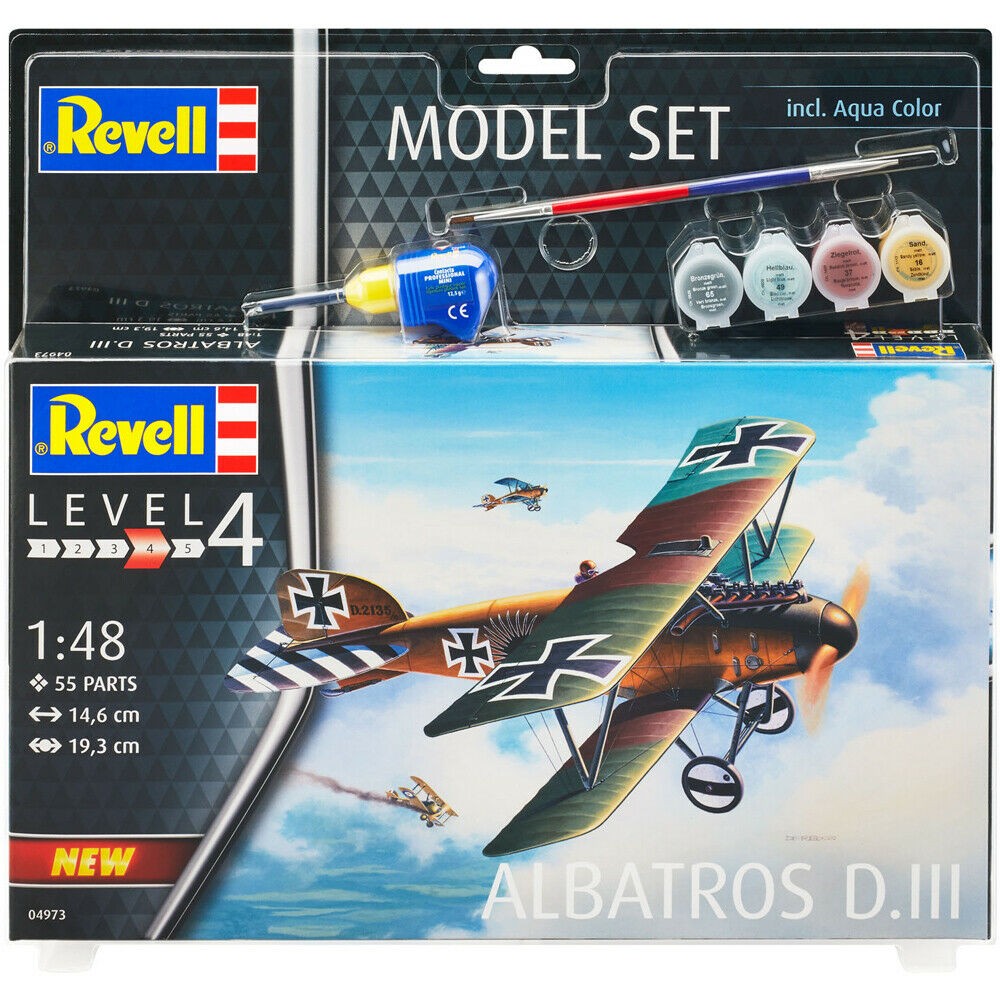 Revell 64973 Albatros DIII  1:48  Model Set