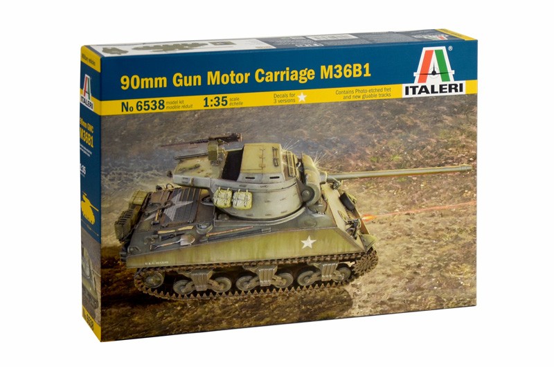 Italeri 6538 90mm Gun Motor Carriage M36B1  1:35