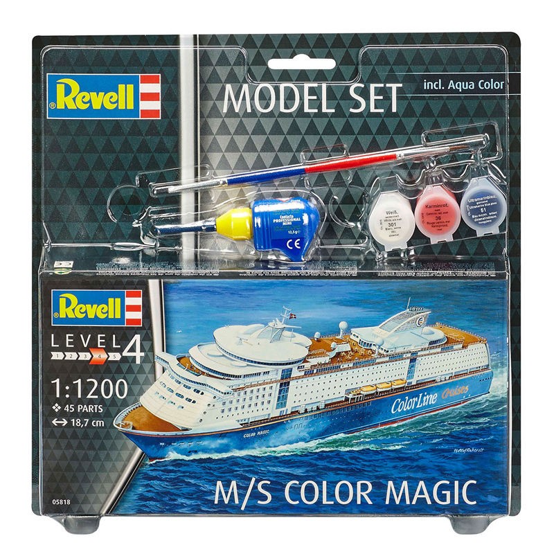 Revell 65818 M/S Color Magic 1:1200  " Model-Set "