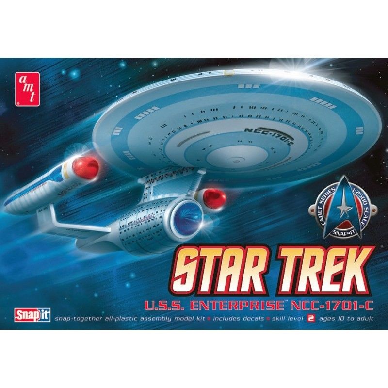 AMT 661 Star Trek U.S.S. Enterprise NCC-1701-C Snap 1:2500