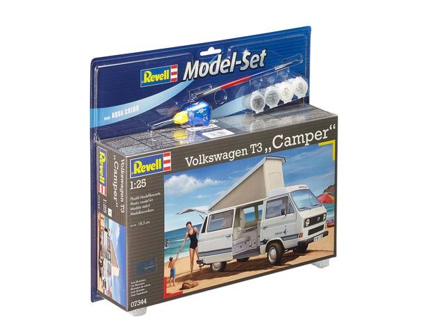 Revell 67344 Volkswagen T3 Camper  1:25  " Model-Set "