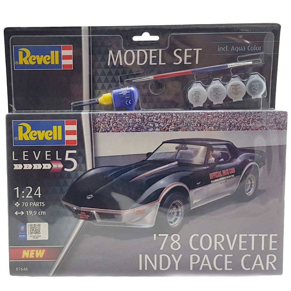 Revell 67646 Corvette Indy Pace Car 1978 1:24  Model-Set