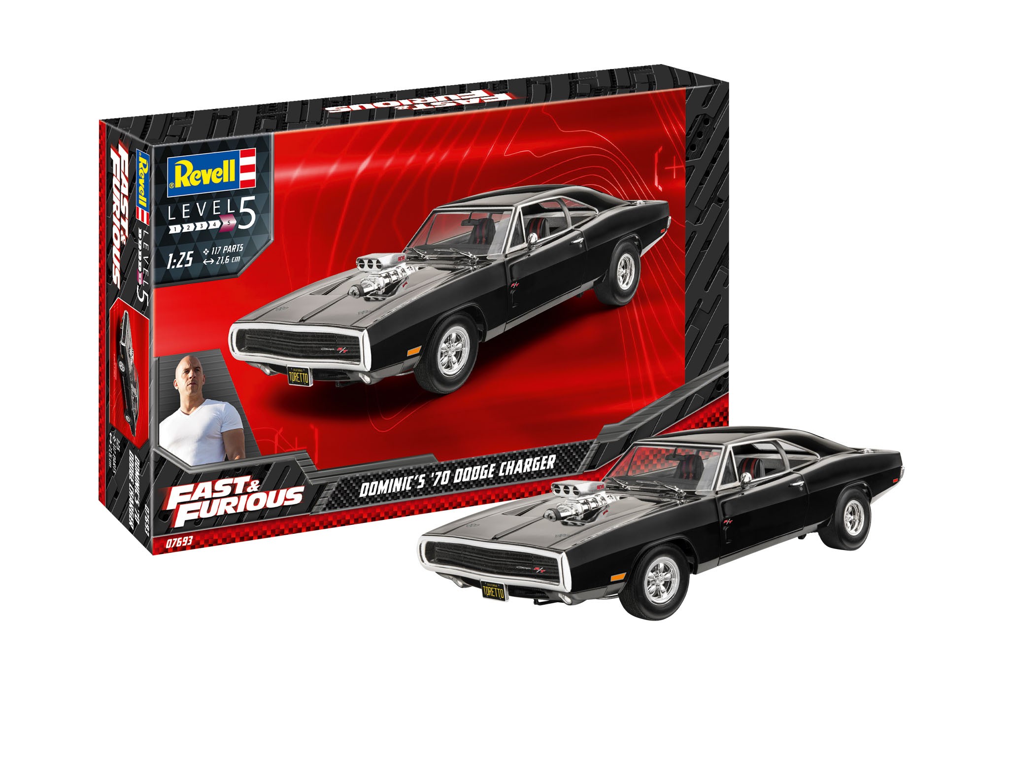 Revell 67693 Fast & Furious - Dominics 1970 Dodge Charger  1:25  " Model-Set "
