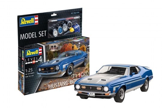 Revell 67699 Ford Mustang Boss 351  1971  1/25  " Model-Set "