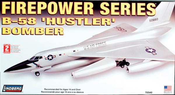 Lindberg 70540 B-58 Hustler Bomber  1:64