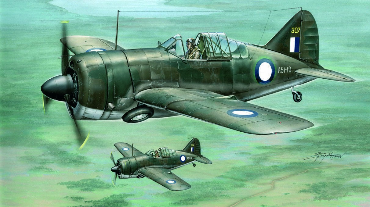 Special Hobby 72128 Buffalo model 339-23 " In RAAF and USAAF colors"  1:72