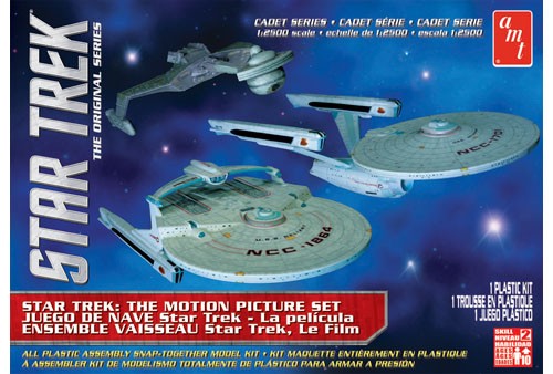 AMT 762 Star Trek Cadet Séries (3 Ship ) Snap 1:2500