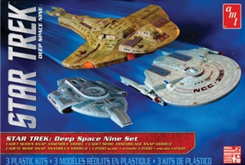 AMT 764 Star Trek Deep Space Nine (3 Ship ) Snap 1:2500