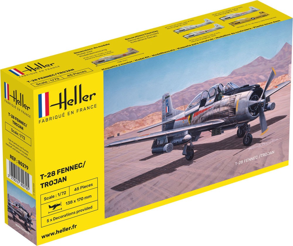 Heller 80279 T-28 FENNEC /TROJAN  1/72