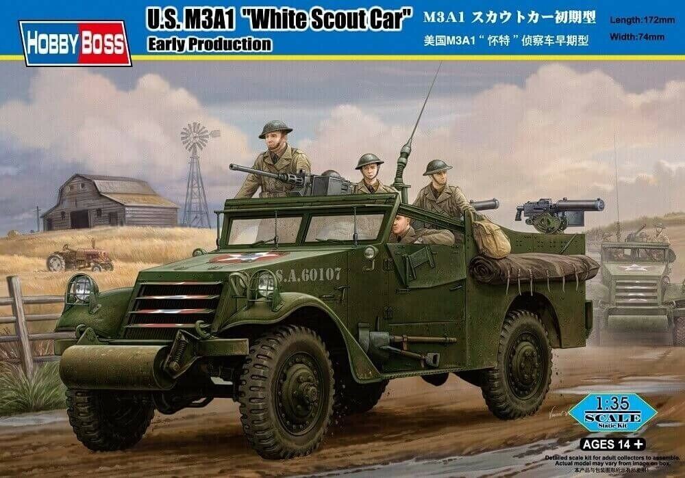 Hobby Boss 82451 U.S. M3A1 "White Scout Car" Early Production   1/35