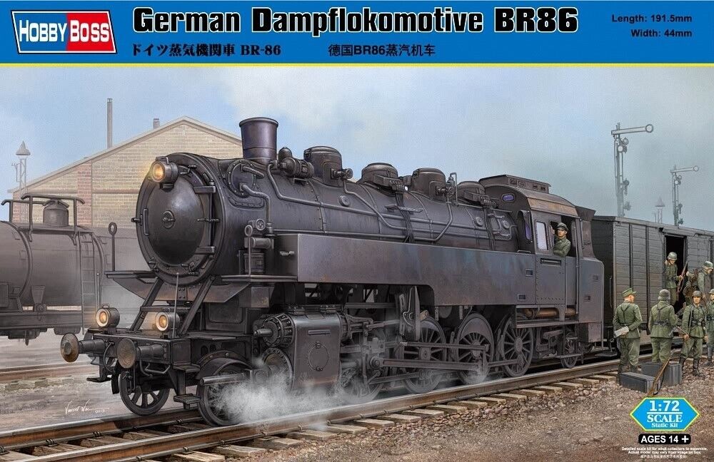 Hobby Boss 82914 German Dampflokomotive BR86  1/72