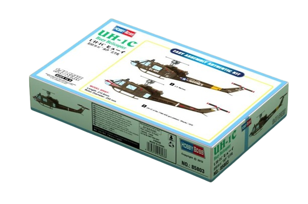 Hobby Boss 85803 Bell UH-1C Huey Helicopter - 1:48