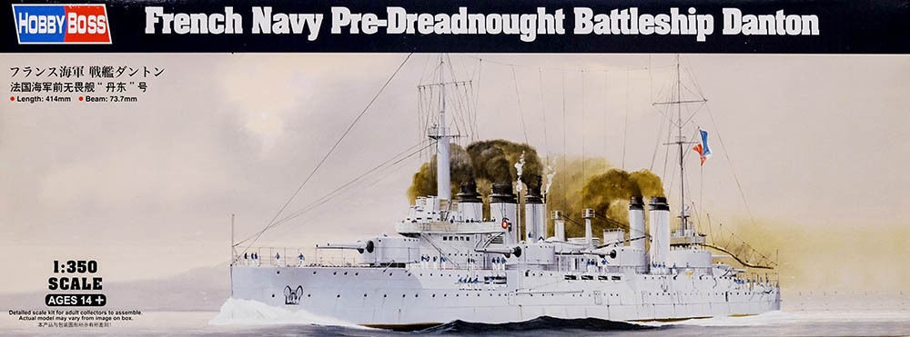 Hobby Boss 86503 French Navy Pre-Dreadnought Battleship Danton 1:350
