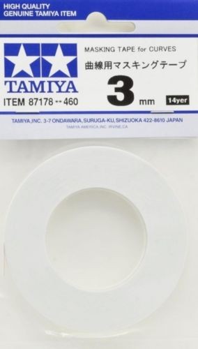 Tamiya 87178 Mascara para curvas 3mm