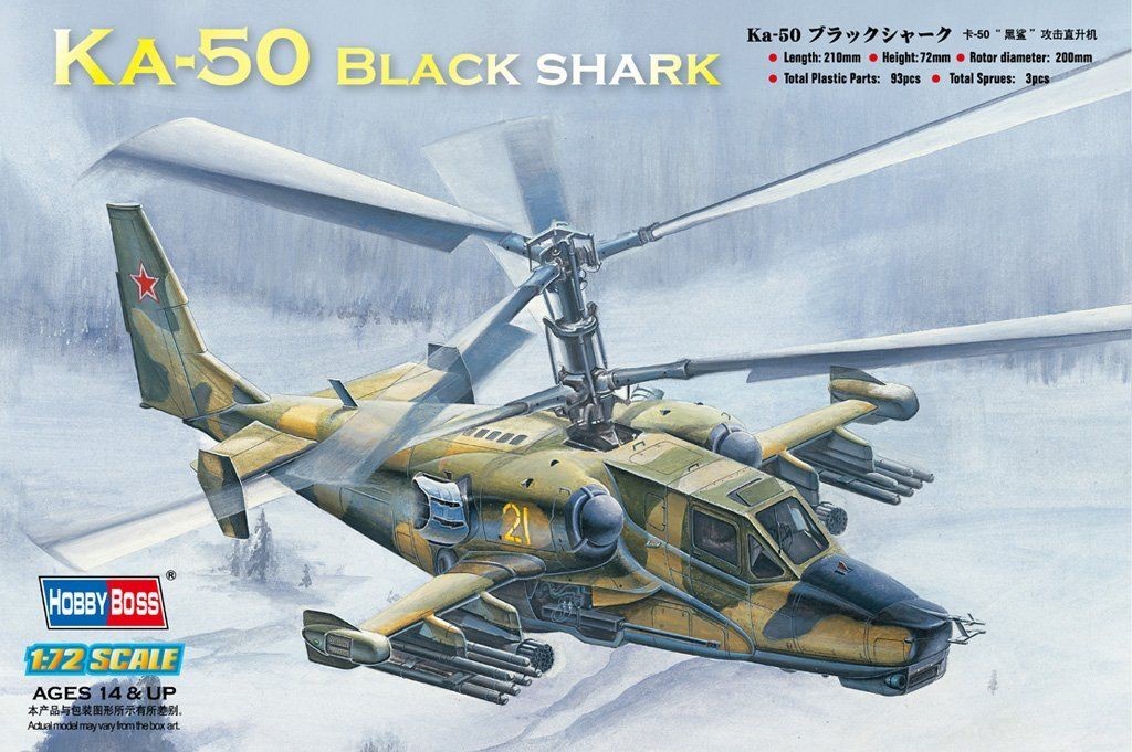Hobby Boss  87217 Ka-50 Black shark Attack Helicopter 1:72