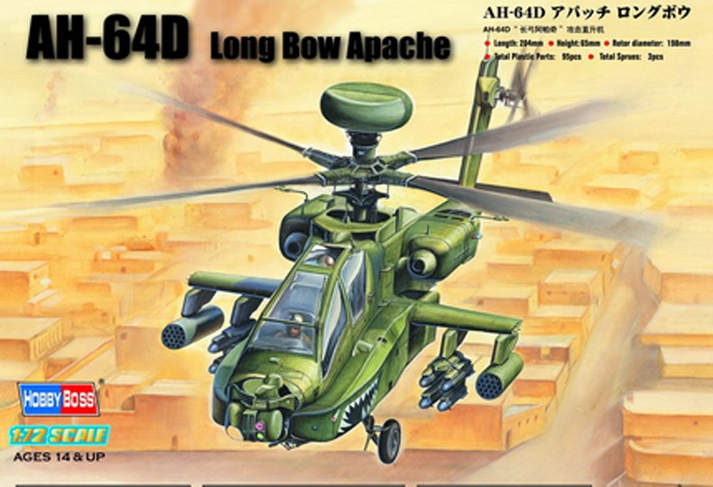 Hobby Boss 87219 AH-64D Apache Longbow  1:72
