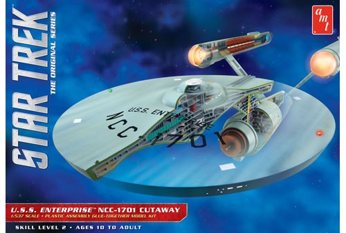 Amt 891 Star Trek U.S.S. Enterprise NCC-01 CUTAWAY  1:537