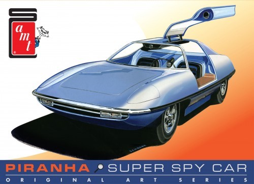 Amt 916 Piranha Spy Car Original Art Series 1:25