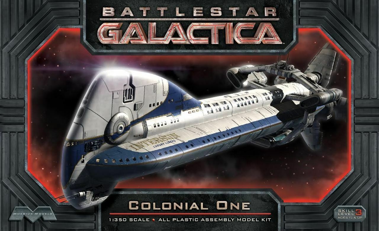 Moebius 945 Battlestar Galactica Colonial One 1:350
