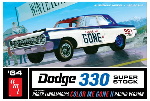 Amt 987 Dodge 330 Superstock 1964 1:25