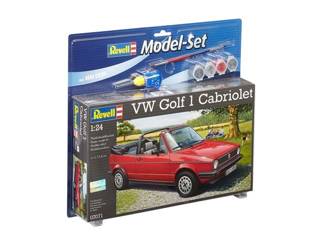 Revell 67071 VW Golf 1 Cabrio  1:24 " Model-Set "