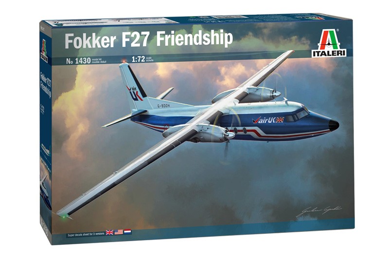 Italeri 1430 Fokker F27 Friendship  1:72