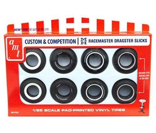  AMT PP001 Custom Competition Racemaster Dragster Slicks 1:25 
