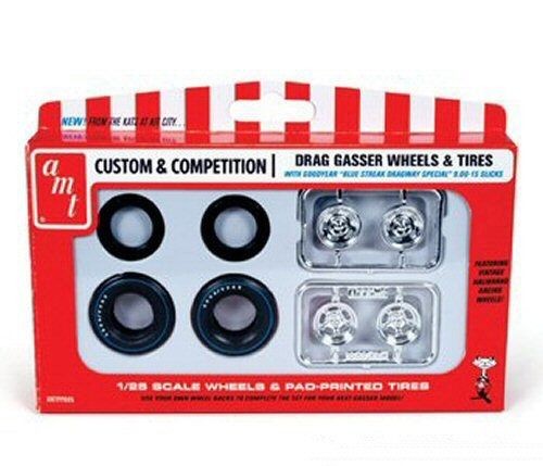 AMT PP005 Custom Competition Wheels & Tires 1:25
