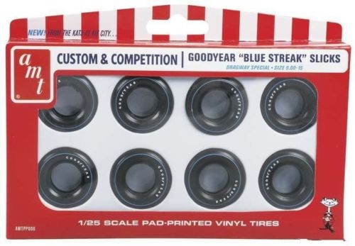 AMT PP008 Custom & Competition ! Goodyear Blue Streak Slicks 1:25
