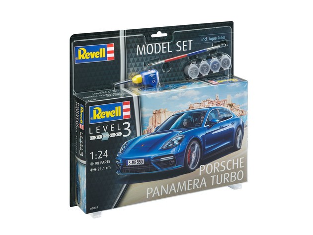 Revell 67034 Porsche Panamera turbo 1:24  " Model-Set "