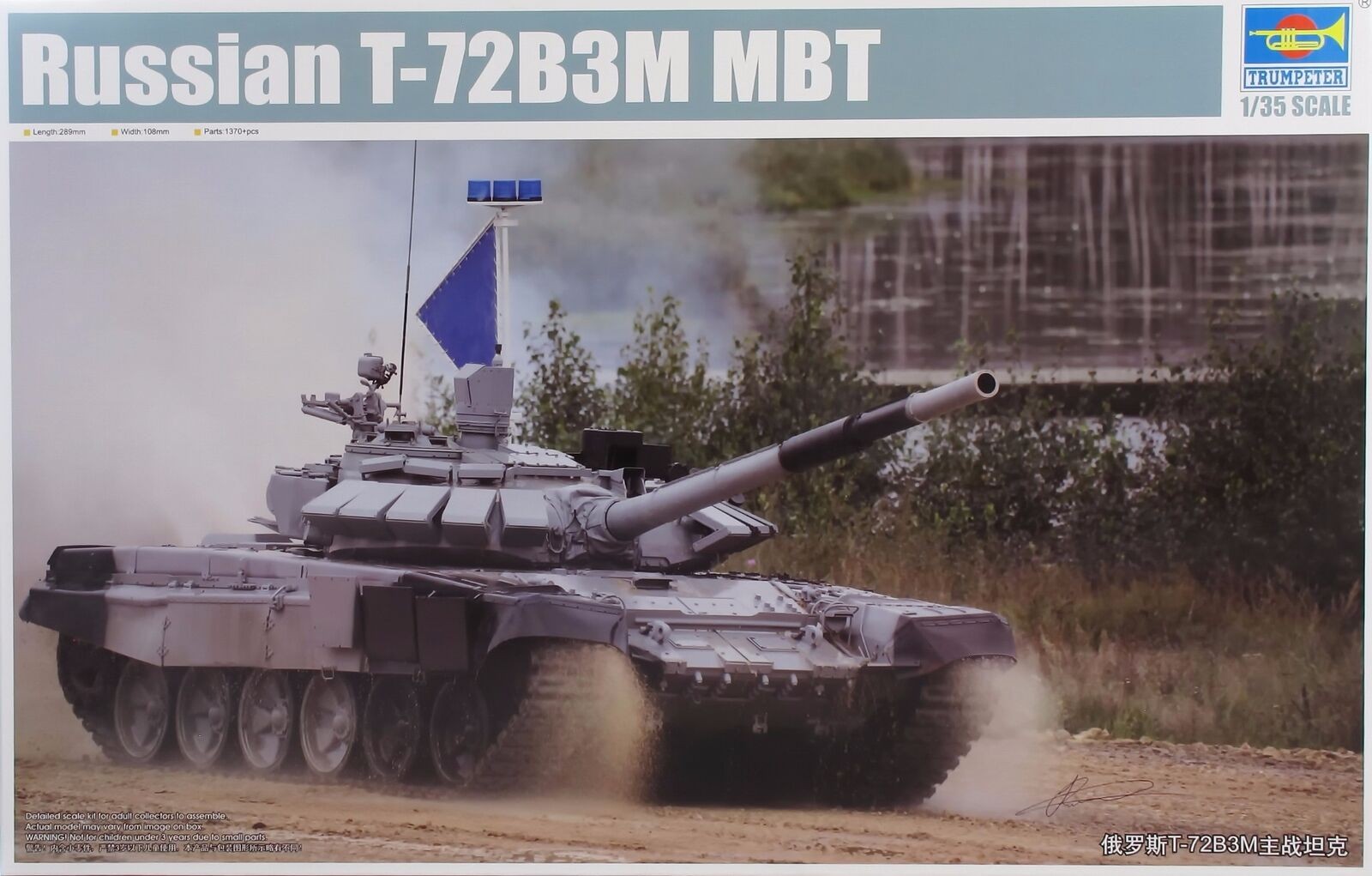 Trumpeter 09510 Russian T-72B3M MBT  1:35
