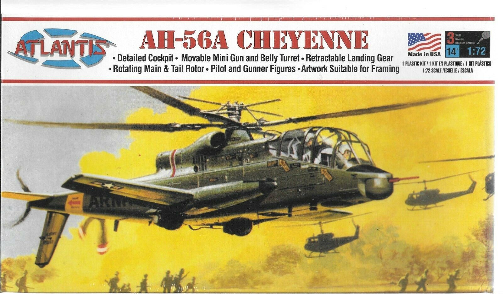 Atlantis A506 AH-56A Cheyenne 1:72