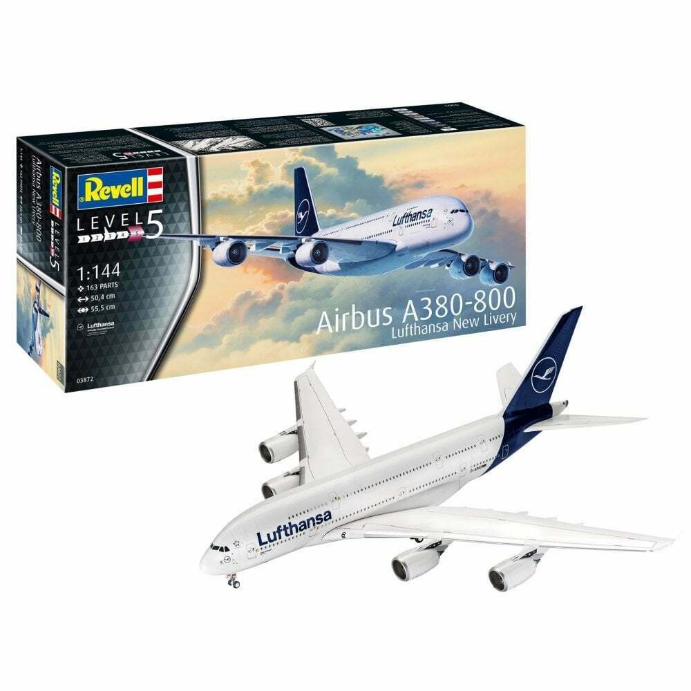Revell 03872 Airbus A380-800 Lufthansa New Livery  1:144