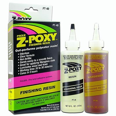 Zap PT-40 Resina epóxi para acabamento Z-POXY 354 ml