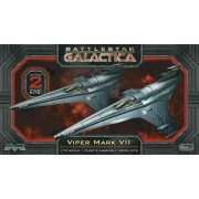 Moebius 958 Battlestar Galactica Viper Mk Vii Fighter (2)  1:72
