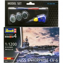 Revell 65824 USS Enterprise CV-6 1/1200  " Model-Set "